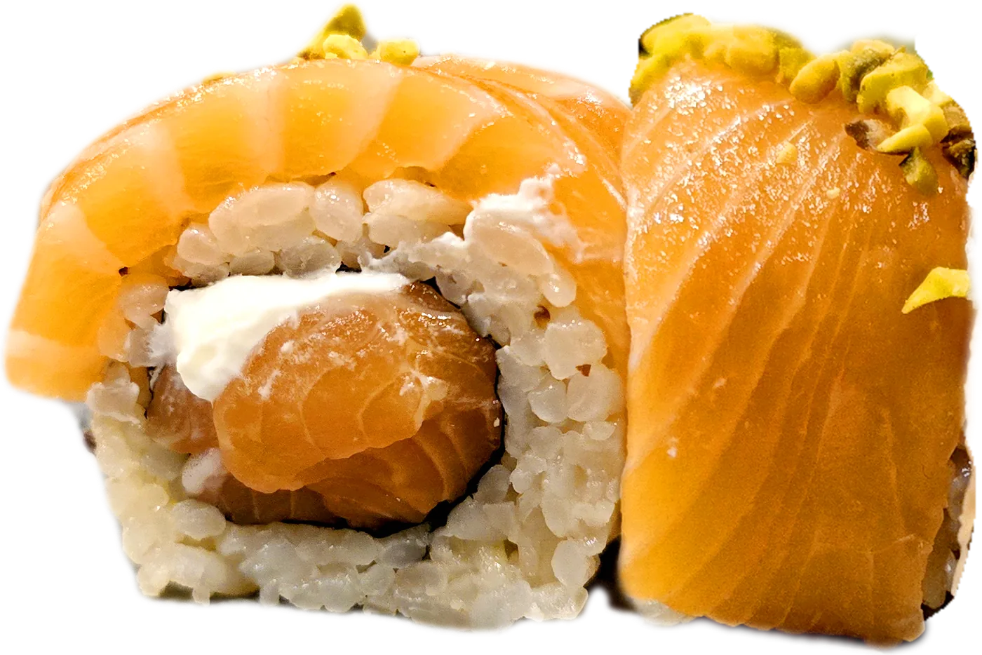 Double salmon roll