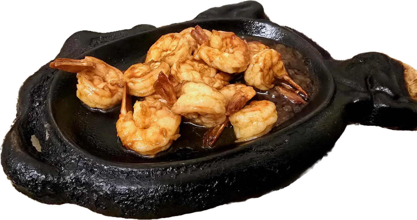 Sauté shrimps
